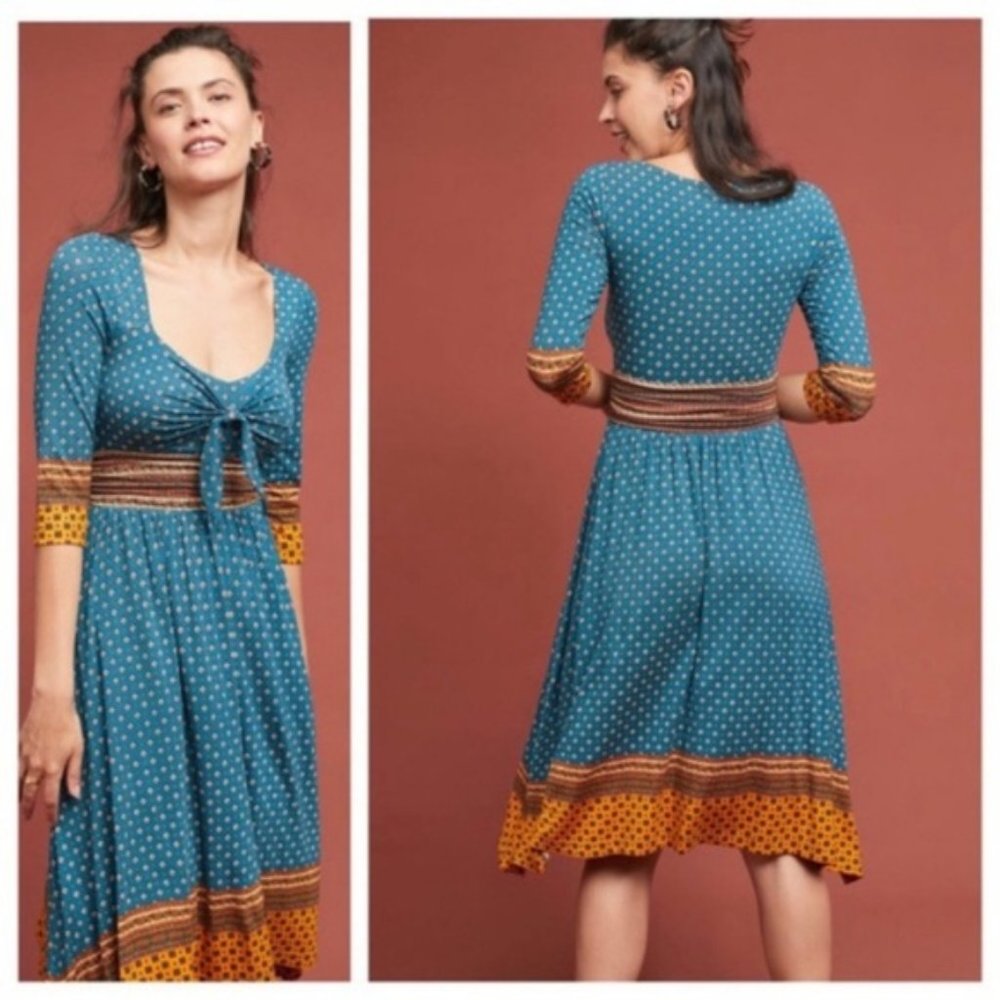Anthropologie Maeve Beloved midi dress